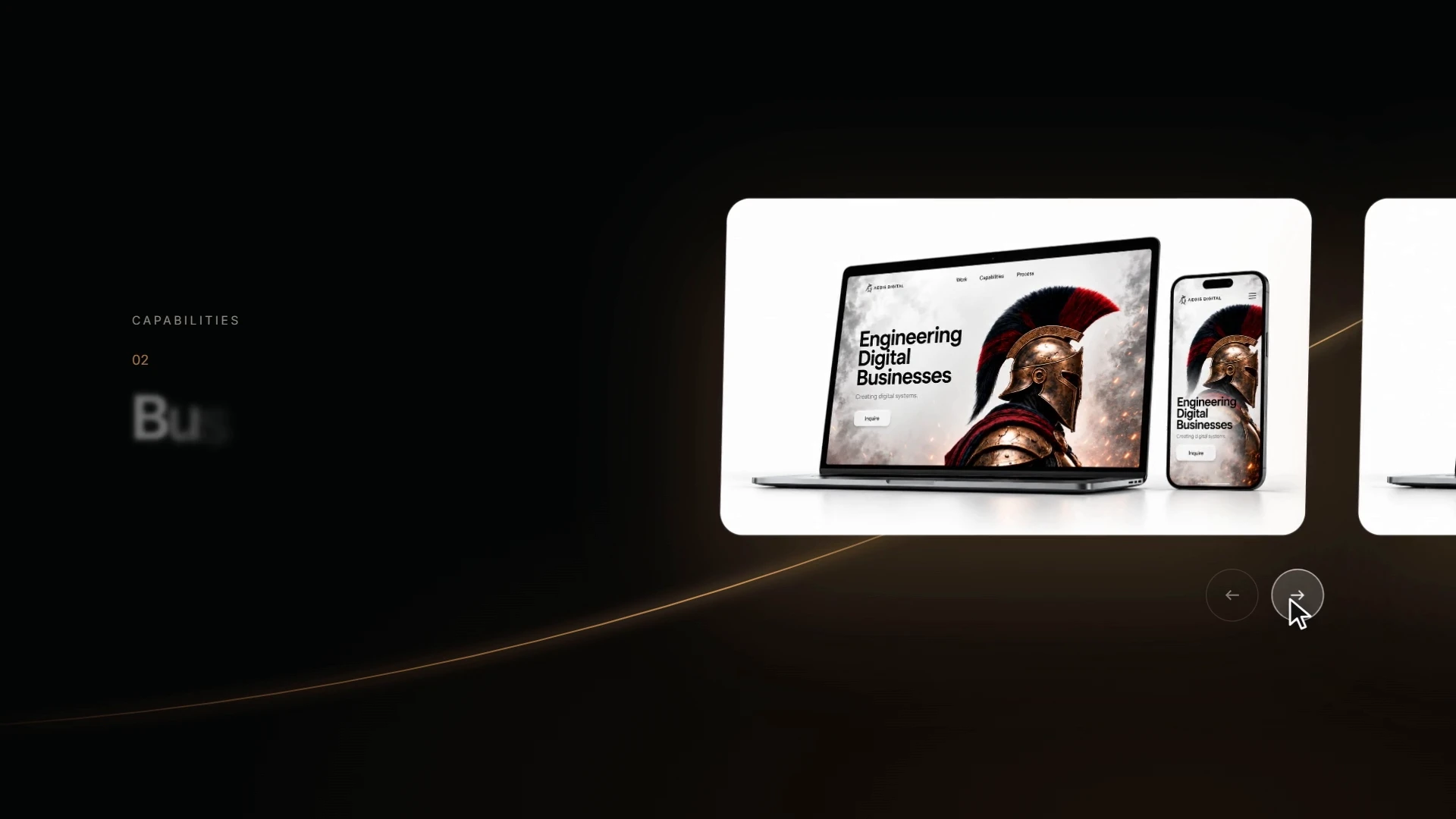 Brand Film interface